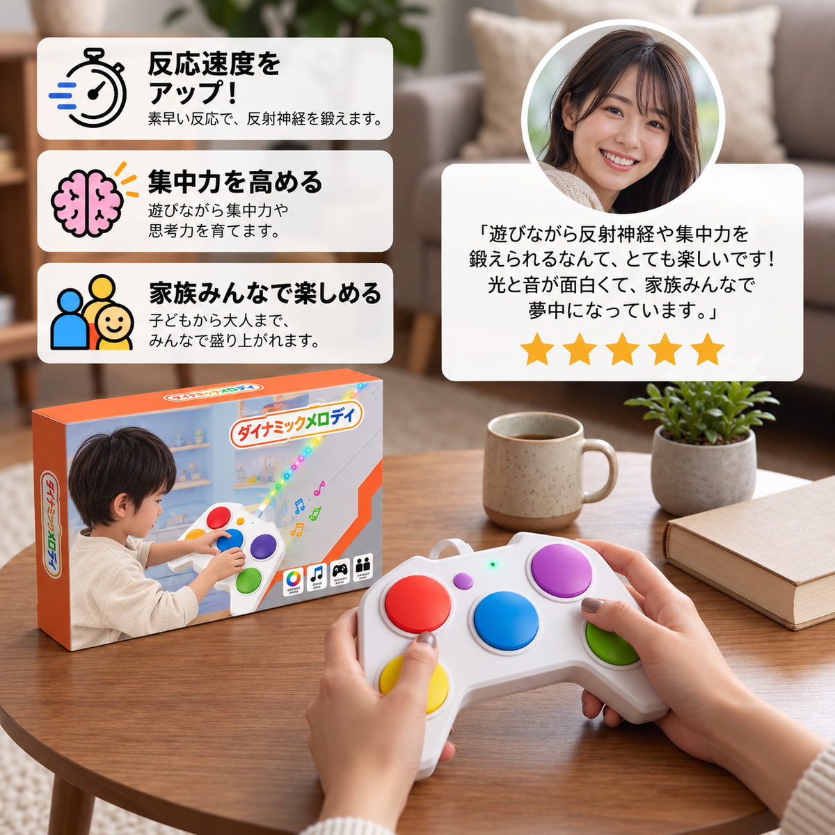 ライトディフェンス・チャレンジ – LED反射神経ゲーム